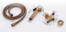 Load image into Gallery viewer, "Arna" Collection - Antique Brass Bidet Faucet Single Cold Bathroom Toilet Shower Blow-Fed spray gun nozzle