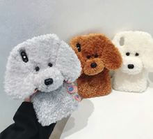 Load image into Gallery viewer, Dog Phone Case - iPhone -3D Teddy Dog Ears Plush Hair Case For iPhone 12 Pro Max SE 2020 11 Pro XR X 10 6 6s 7 8 Plus XR XS Max