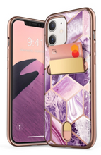 Load image into Gallery viewer, I-BLASON iPhone Case - 3 Colours - For iPhone 12/11/XR Case/For iPhone Cosmo Wallet Slim Designer Card Slot Wallet Case Back Cover caso