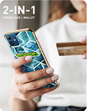 Load image into Gallery viewer, I-BLASON iPhone Case - 3 Colours - For iPhone 12/11/XR Case/For iPhone Cosmo Wallet Slim Designer Card Slot Wallet Case Back Cover caso