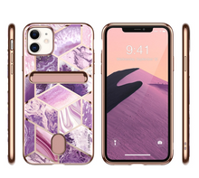 Load image into Gallery viewer, I-BLASON iPhone Case - 3 Colours - For iPhone 12/11/XR Case/For iPhone Cosmo Wallet Slim Designer Card Slot Wallet Case Back Cover caso