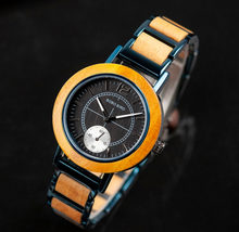 Load image into Gallery viewer, BOBO BIRD Men Watch Luxury Wooden Watches Waterproof Great Gift