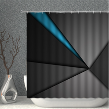 Load image into Gallery viewer, Modern Shower/Bath Curtain Polyester Fabric Waterproof Bathroom Curtains Geometric Printing Pattern