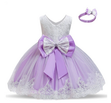 Load image into Gallery viewer, "Arna" Royal Gown Collection - 0-24 Month Baby Princess Dress For Newborn Girls Party Christening Gown Vintage Infant Baptism Wedding