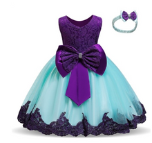 Load image into Gallery viewer, "Arna" Royal Gown Collection - 0-24 Month Baby Princess Dress For Newborn Girls Party Christening Gown Vintage Infant Baptism Wedding Cl