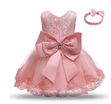 Load image into Gallery viewer, "Arna" Royal Gown Collection - 0-24 Month Baby Princess Dress For Newborn Girls Party Christening Gown Vintage Infant Baptism Wedding