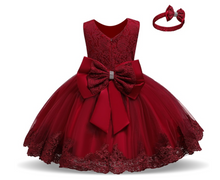 Load image into Gallery viewer, "Arna" Royal Gown Collection - 0-24 Month Baby Princess Dress For Newborn Girls Party Christening Gown Vintage Infant Baptism Wedding