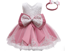 Load image into Gallery viewer, "Arna" Royal Gown Collection - 0-24 Month Baby Princess Dress For Newborn Girls Party Christening Gown Vintage Infant Baptism Wedding