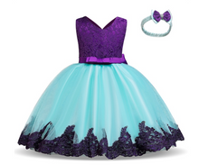 Load image into Gallery viewer, "Arna" Royal Gown Collection - 0-24 Month Baby Princess Dress For Newborn Girls Party Christening Gown Vintage Infant Baptism Wedding Cl