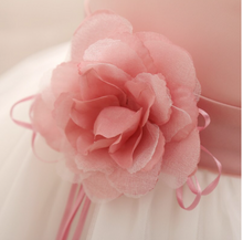 Load image into Gallery viewer, "Arna" Royal Gown Collection - Flower Tulle Toddler Kids Christening Costume Newborn Baby Girl Birthday Dress