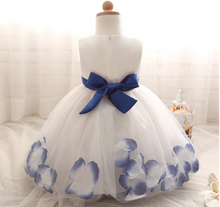 Load image into Gallery viewer, "Arna" Royal Gown Collection - Flower Tulle Toddler Kids Christening Costume Newborn Baby Girl Birthday Dress