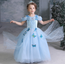 Load image into Gallery viewer, "Arna" Royal Gown Costumes - Halloween Costume For Kids Princess Dress Girl Carnival Party Birthday Dress Cosplay