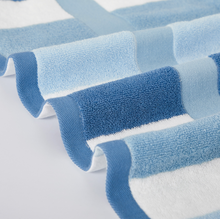 Load image into Gallery viewer, Luxury Towels - Choice of Colours - x2 - 100% Cotton Super Absorbent Comfortable Stripe