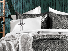 Load image into Gallery viewer, "Arna Lisa" Royal Collection Bedding Set - 11 Piece Rustic