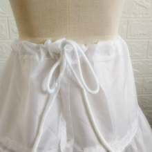 Load image into Gallery viewer, "Arna" Royal Gown Collection - White Petticoat for Girls Crinoline Underskirt Flower Girl Prom Ball Gown Dress Puffy Skirt 2 Hoop