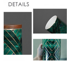 Load image into Gallery viewer, "Arna Lisa" Royal Collection - Luxury 3 Piece Storage - Green/Blue/Gold