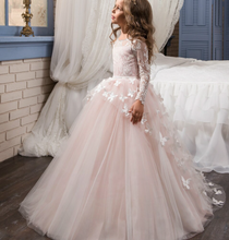 Load image into Gallery viewer, "Arna" Royal Gown Collection - Butterfly Girl/Formal/Wedding/Party - Made to Measure - Large range of Colours