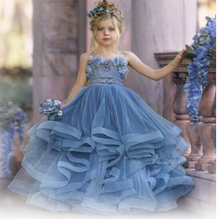 Load image into Gallery viewer, "Arna" Royal Gown Collection - Flower Girl/Formal/Wedding/Pageant - Made to Measure - Large range of Colours