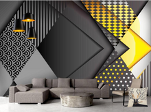 Load image into Gallery viewer, "Arna" Collections - DIY - Custom Photo Wallpaper Mural Golden Sculpture Wall Background Wall 3D Wall Papers Home Decor