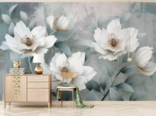 Load image into Gallery viewer, "Arna" Collections - DIY - Custom Photo Wallpaper Mural Golden Sculpture Wall Background Wall 3D Wall Papers Home Decor