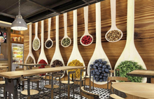 Load image into Gallery viewer, "Arna Collection" Wall Paper - Featured Walls - Kitchen/Pizza/Cafe/Coffee/Food/Spices/Restaurant