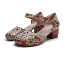 Load image into Gallery viewer, "Arna" Collection Shoes - Handcrafted Originals - Unique Stunning Footwear - 3 Styles - Leathers -