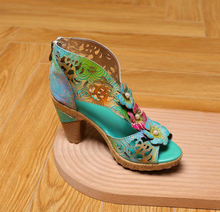Load image into Gallery viewer, "Arna" Collection Shoes -Women's Handcrafted Leather Originals - 2 Styles/Colours