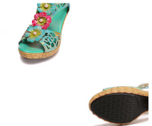 Load image into Gallery viewer, "Arna" Collection Shoes -Women's Handcrafted Leather Originals - 2 Styles/Colours