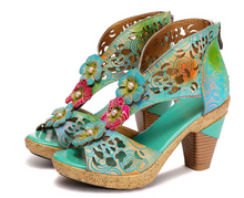 Load image into Gallery viewer, "Arna" Collection Shoes - Handcrafted Original Heels - 2 Styles/Colours