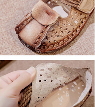 Load image into Gallery viewer, "Arna" Collection Shoes - Handcrafted Original Leathers - Retro Women Sandals Hand-Painted