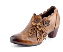 Load image into Gallery viewer, "Arna" Collection Shoes - Handcrafted Original Leathers - Vintage High Heels