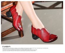 Load image into Gallery viewer, "Arna" Collection Shoes - Handcrafted Original Leathers - Retro Women Pumps