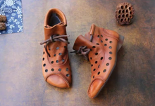 Load image into Gallery viewer, "Arna" Collection Shoes - Handcrafted Original Leathers - Ankle Boots