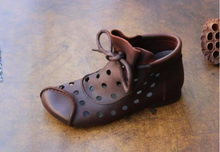 Load image into Gallery viewer, "Arna" Collection Shoes - Handcrafted Originals - Unique Stunning Footwear - Leathers -Ankle Boots for Women Shoes Genuine Leather Shoes