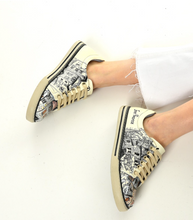 Load image into Gallery viewer, Digital Print Colourful Patterned Women's Sports Shoes