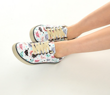 Load image into Gallery viewer, Digital Print Colourful Patterned Women's Sports Shoes