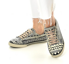 Load image into Gallery viewer, Digital Print Colourful Patterned Women's Sports Shoes Classic Shoes Flat Camouflage Casual Shoes Fashion 2021