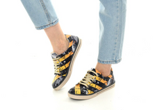 Load image into Gallery viewer, Digital Print Colourful Patterned Women's Sports Shoes