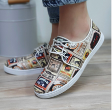 Load image into Gallery viewer, Digital Print Colourful Patterned Women's Sports Shoes - Many Colours & Styles