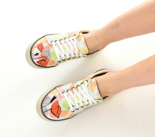 Load image into Gallery viewer, Digital Print Colourful Patterned Women's Sports Shoes
