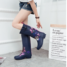 Load image into Gallery viewer, Designer Luxury Rain Boot/Gumboot - Non-Slip, Waterproof,