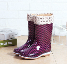 Load image into Gallery viewer, Rainboots/Gumboots Women High-Top Boots Non-slip Waterproof Shoes