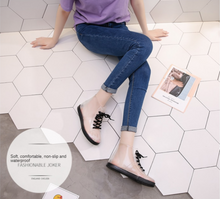 Load image into Gallery viewer, Modern - Short Martin Rain Boots Non-Slip Rain Shoes Rubber Transparent