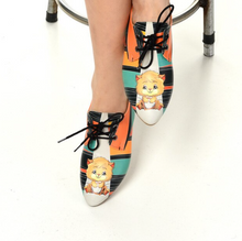 Load image into Gallery viewer, Cats Pattern Daily Print Women Leather - Many Styles & Colours