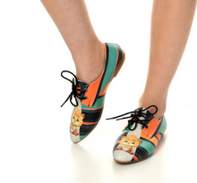 Load image into Gallery viewer, Cats Pattern Daily Print Women Leather - Many Styles & Colours
