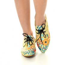 Load image into Gallery viewer, Oxford Cats Pattern Daily Print Women Leather - Many Styles & Colours - Summer Breathable Flats Shoes Mesh New Season 2021 Fashion Lace-up.