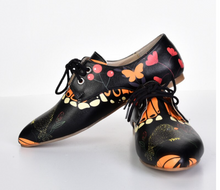 Load image into Gallery viewer, Oxford Cats Pattern Daily Print Women Leather - Many Styles & Colours - Summer Breathable Flats Shoes Mesh New Season 2021 Fashion Lace-up.