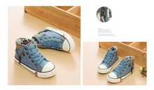 Load image into Gallery viewer, Boys Girls Sport Shoes Breathable Denim Sneakers