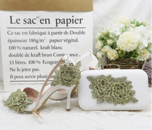 Load image into Gallery viewer, Limited Edition - Luxury Lace Shoe Set - Many colours & Sizes (Shoe + Clutch)