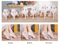 Load image into Gallery viewer, Limited Edition - Luxury Lace Shoe Set - Many colours & Sizes (Shoe + Clutch) Wedding